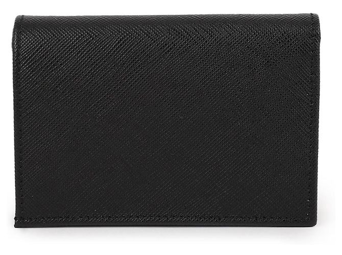 Prada Saffiano Triangle Logo Compact Wallet - view 5