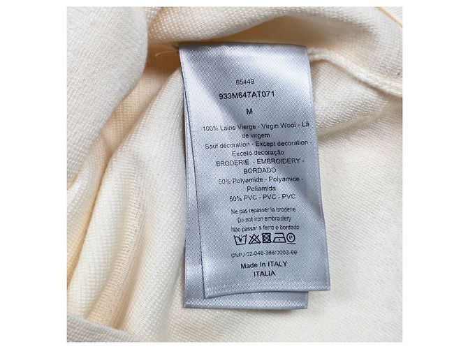 Dior Logo Patch Virgin Wool Knit - view 5