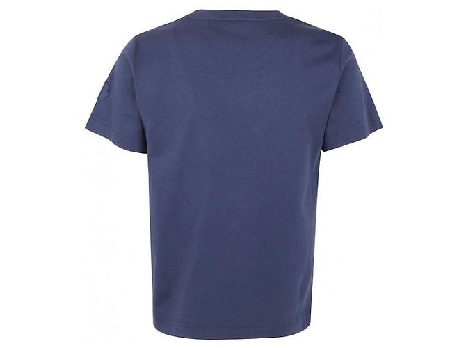 Moncler Baumwoll-T-Shirt mit besticktem Logo - Ansicht 5