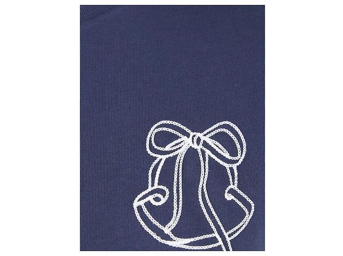 Moncler Baumwoll-T-Shirt mit besticktem Logo - Ansicht 6