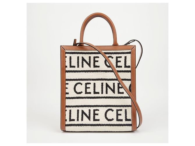Céline Borsa a Tracolla Vertical Cabas Small Tote Shoulder Bag - vista 2