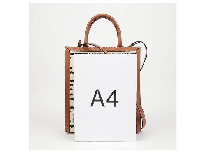 Céline Borsa a Tracolla Vertical Cabas Small Tote Shoulder Bag - vista 7