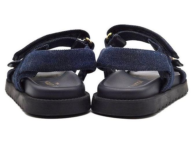 Louis Vuitton Sandali bassi comodi Denim Sunset - vista 5