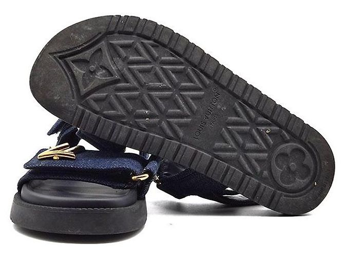 Louis Vuitton Sandali bassi comodi Denim Sunset - vista 6