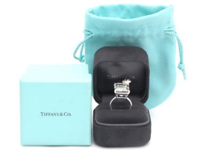 Tiffany & Co Anello Coccinella in Quarzo Verde Argento e Oro Rosa - vista 12