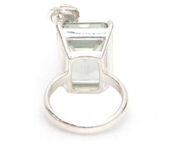 Tiffany & Co Anello Coccinella in Quarzo Verde Argento e Oro Rosa - vista 3