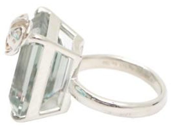 Tiffany & Co Anello Coccinella in Quarzo Verde Argento e Oro Rosa - vista 8