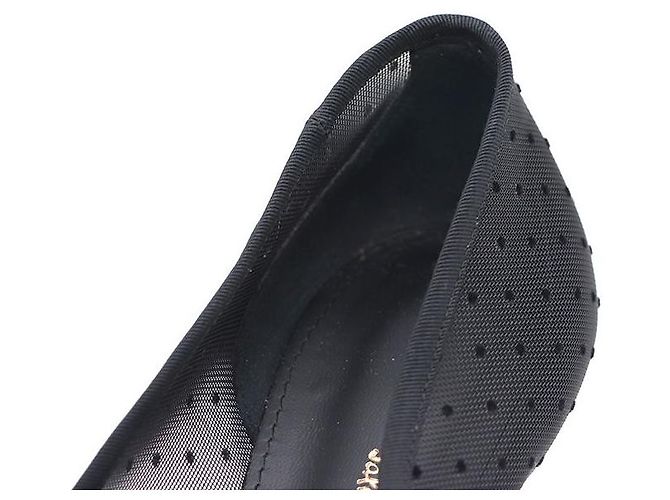 Salvatore Ferragamo Décolleté Bara con dettaglio in nastro e mesh - vista 7
