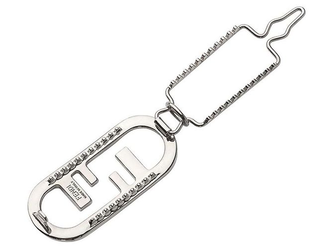 Fendi Fermi capelli Crystal Silver FF Lock - vista 5