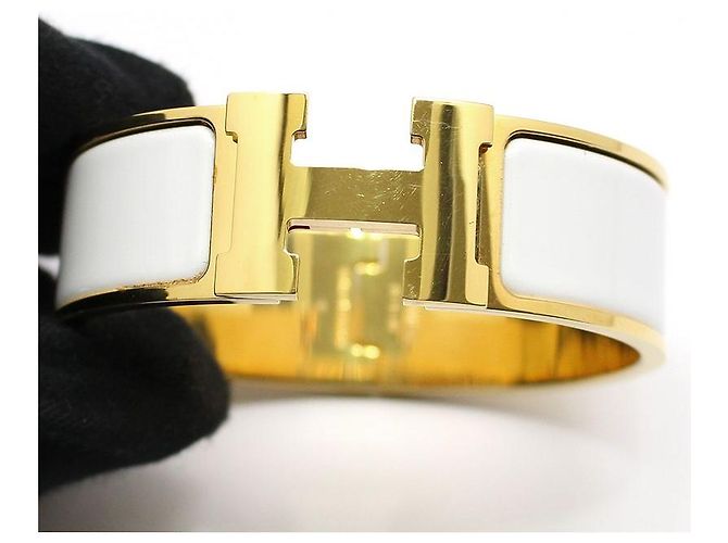 Hermès Gold Click Clack Armband - Ansicht 7