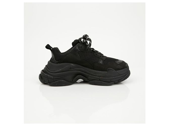 Balenciaga Triple Sneakers All Black - vista 10
