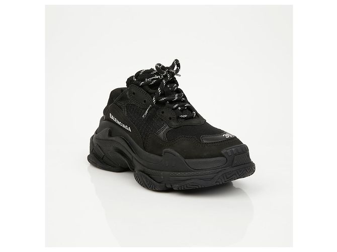 Balenciaga Triple Sneakers All Black - vista 2
