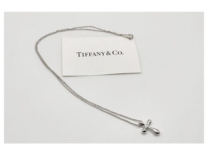 Tiffany & Co Collana con ciondolo croce Bean - vista 11