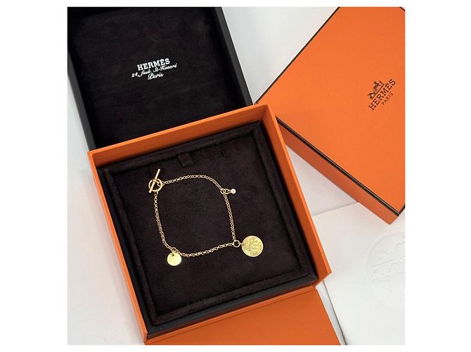 Bracciale Hermès Ex-Libris in oro 18k - vista 5