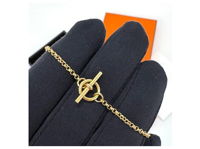 Bracciale Hermès Ex-Libris in oro 18k - vista 6