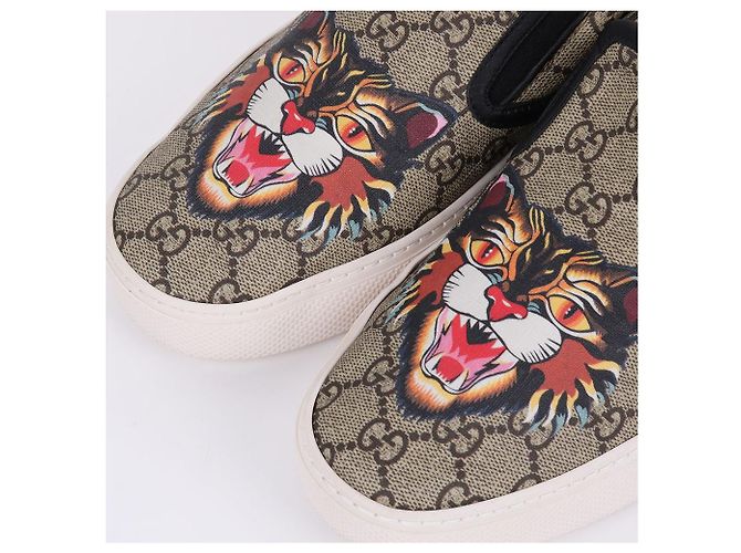 Gucci Sneakers da uomo con patch Angry Cat - vista 2