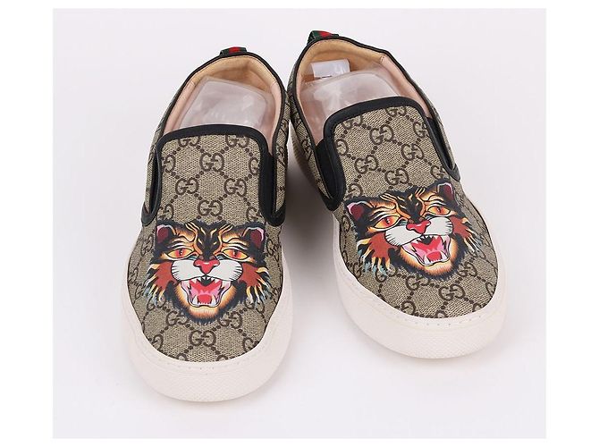 Gucci Sneakers da uomo con patch Angry Cat - vista 3
