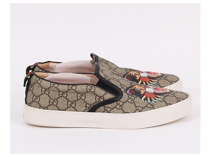 Gucci Sneakers da uomo con patch Angry Cat - vista 5