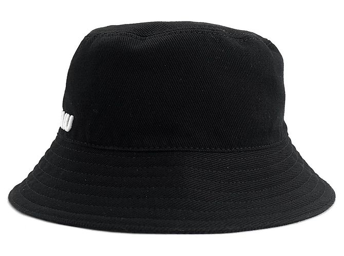 Miu Miu Logo Bucket Hat Blau - Ansicht 4