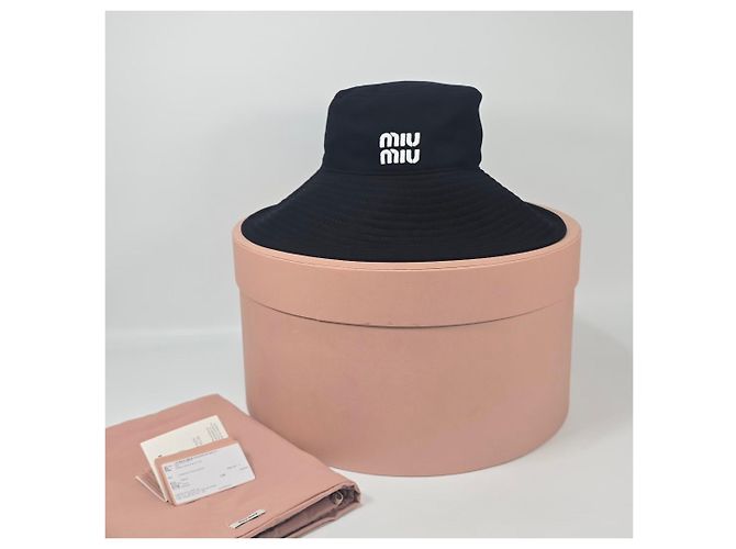 Miu Miu Drill-Cap mit besticktem Logo - Ansicht 2