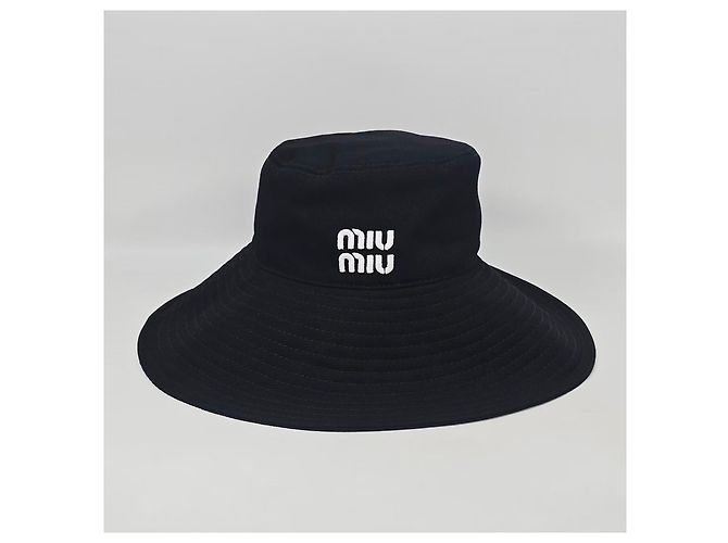 Miu Miu Drill-Cap mit besticktem Logo - Ansicht 3