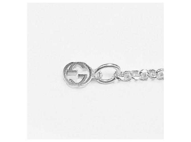 Gucci Bracciale GG Marmont con charm argento - vista 10