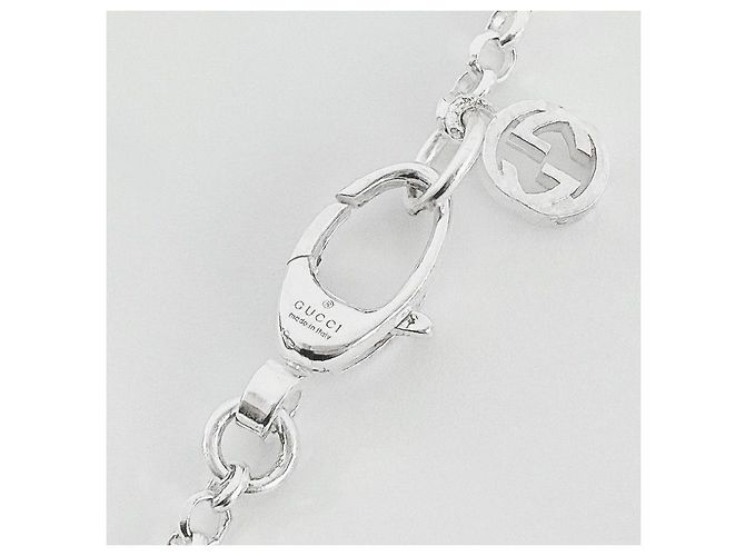 Gucci Bracciale GG Marmont con charm argento - vista 11