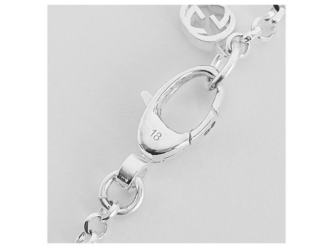 Gucci Bracciale GG Marmont con charm argento - vista 12