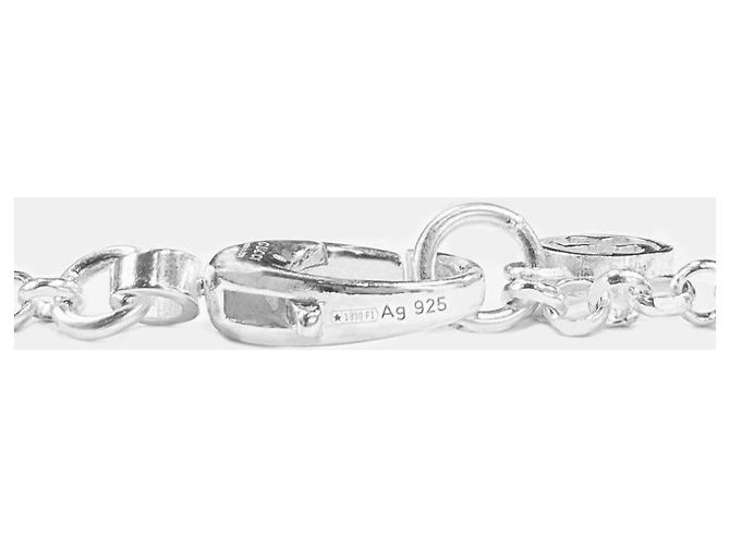 Gucci Bracciale GG Marmont con charm argento - vista 13