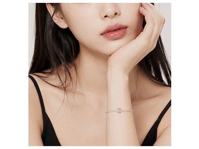 Gucci Bracciale GG Marmont con charm argento - vista 15