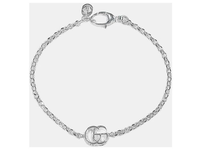 Gucci Bracciale GG Marmont con charm argento - vista 7