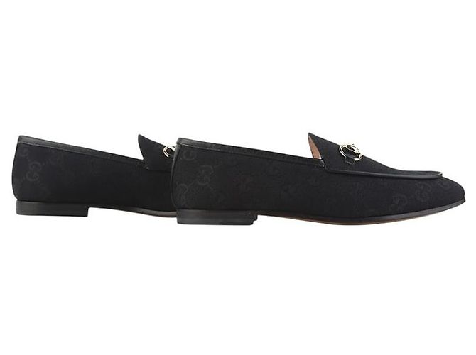 Gucci Mocassini Jordan Horsebit in jacquard GG - vista 6