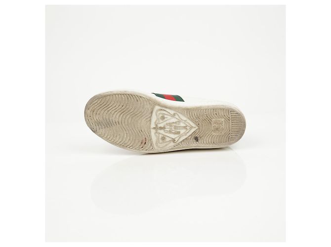 Gucci Baskets Ace Bee White - vue 9