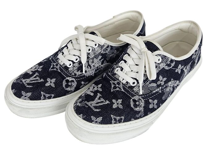 Louis Vuitton Sneakers Trocadero Monogram Denim - vista 2