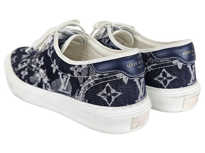 Louis Vuitton Sneakers Trocadero Monogram Denim - vista 6