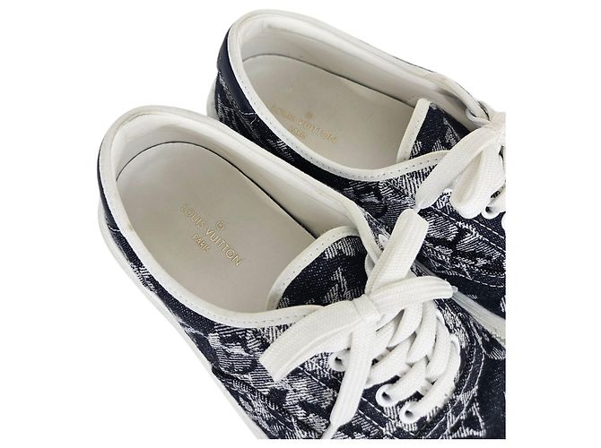 Louis Vuitton Sneakers Trocadero Monogram Denim - vista 7