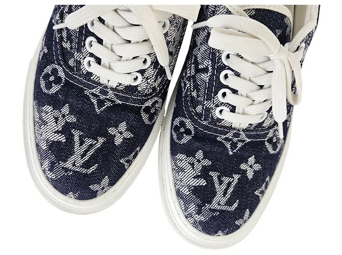 Louis Vuitton Sneakers Trocadero Monogram Denim - vista 8