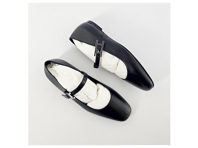 Hermès Ballerine da donna Noir - vista 9