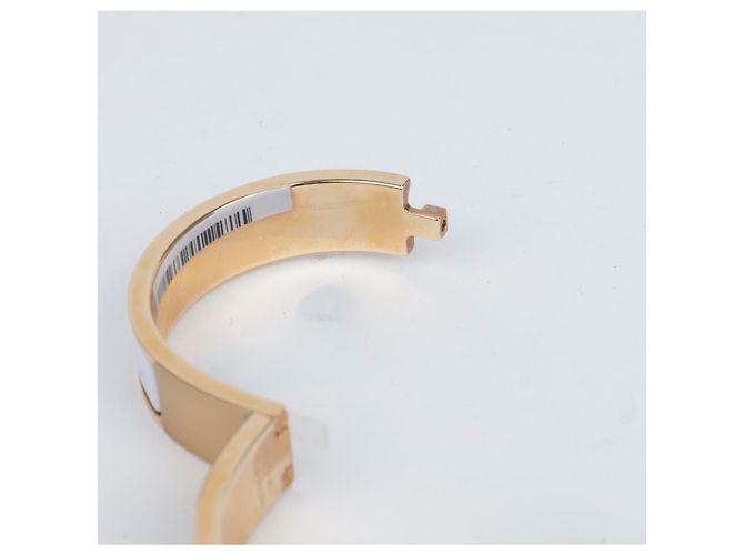Hermès Bracciale Clikashu PM Blanc Gold - vista 11