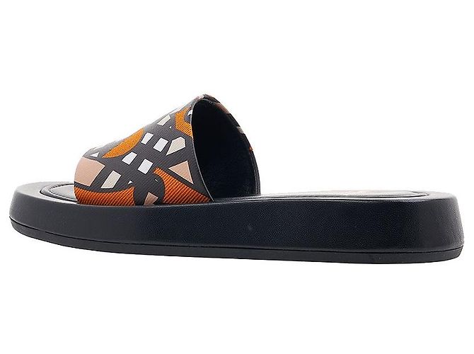Burberry Ciabatte Canvas Slide Monogram Print da donna - vista 3