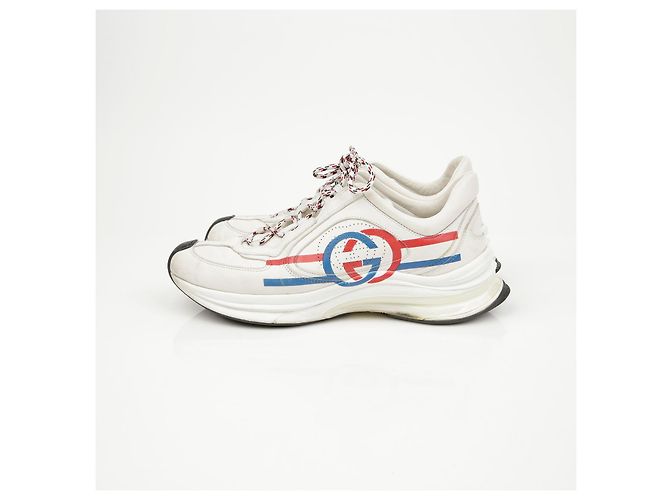 Sneakers Run bianche Gucci - vista 11