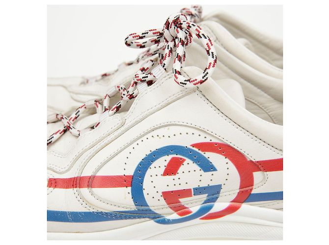Sneakers Run bianche Gucci - vista 13