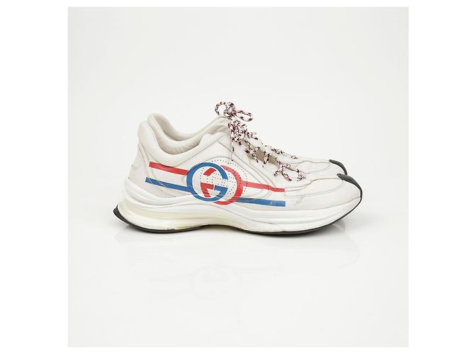 Sneakers Run bianche Gucci - vista 2