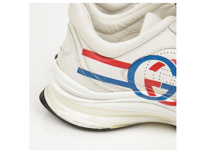 Sneakers Run bianche Gucci - vista 3