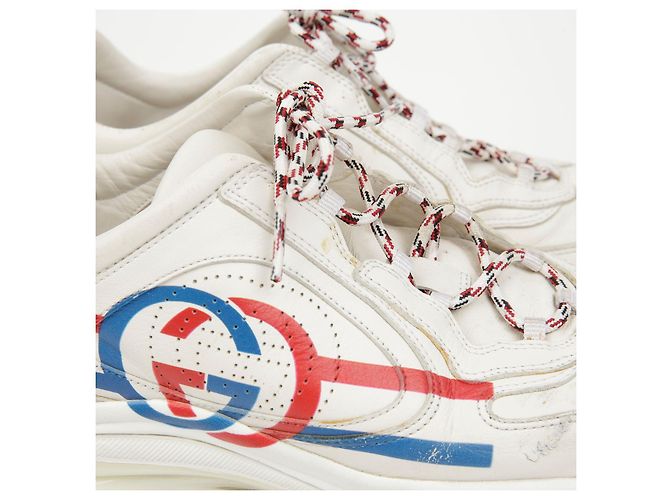 Sneakers Run bianche Gucci - vista 4