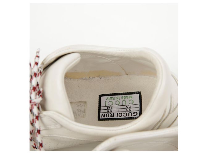 Sneakers Run bianche Gucci - vista 7