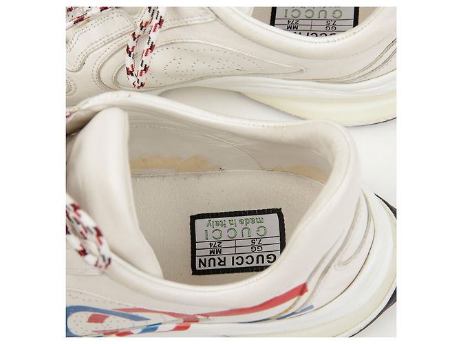 Sneakers Run bianche Gucci - vista 9