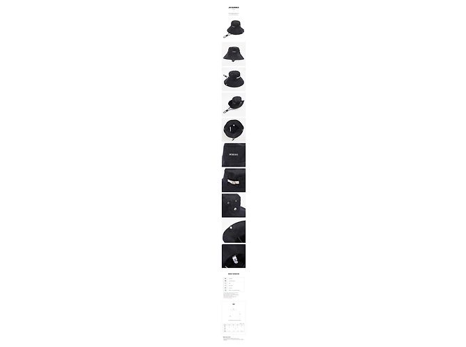 Jacquemus Unisex Denim Bucket Hat - Ansicht 11