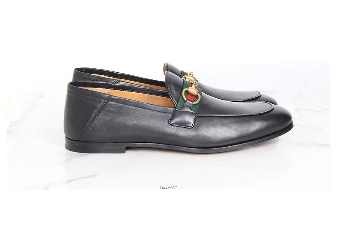 Gucci Mocassini in pelle Web Horsebit - vista 3