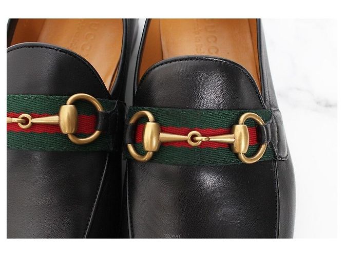 Gucci Mocassini in pelle Web Horsebit - vista 6